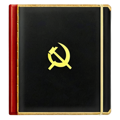 Soviet notebook, vertically - icon | sticker