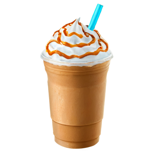 caramel frappucino fancy - icon | sticker