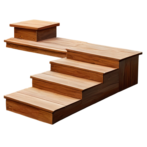 Solid Wooden Steps - icon | sticker