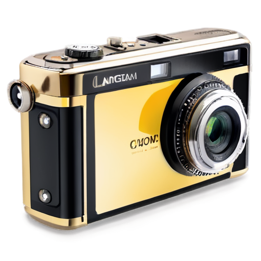 golden camera - icon | sticker