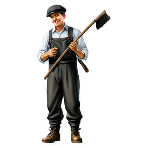 chimney sweep - icon | sticker