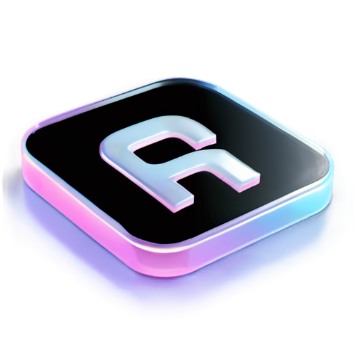 new shiny metal RIT logo - icon | sticker