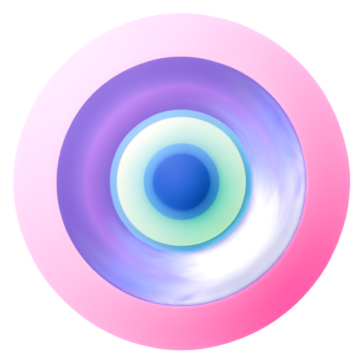 Abstract Flat Style Sponge texture blending symmetrical Hippocampus mixing nebula orbit around quark quantum of interstellar track - icon | sticker